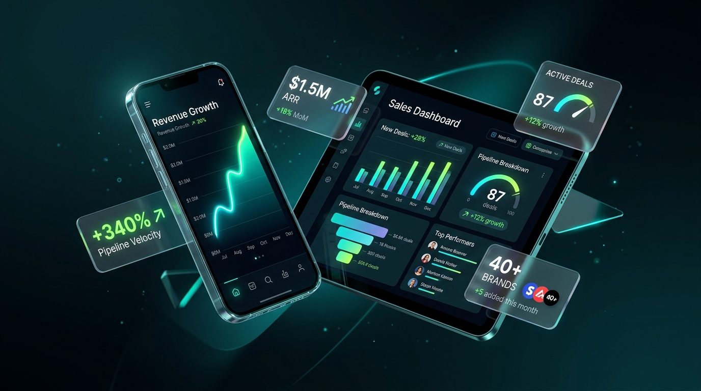 Maalon Growth & Sales Dashboard Analytics Mockup